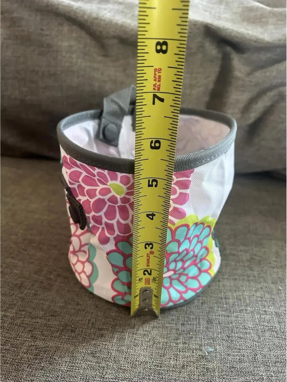 Thirty One Oh Snap Bin In Bubble Bloom Round Organization Caddy Floral New